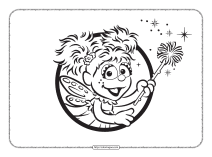 sesame street abby cadabby pdf coloring page