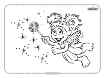 sesame street pdf coloring pages