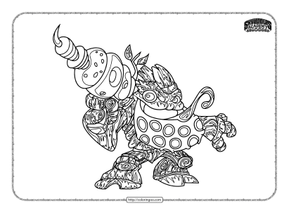 skylanders bumble blast coloring pages