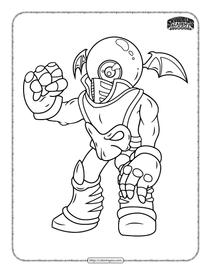 skylanders giants eye brawl coloring pages