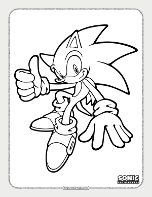 sonic the hedgehog coloring sheet