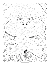 turning red angry face coloring page