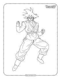 goku coloring pages