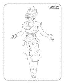 goku coloring pages for kids