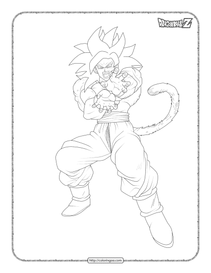 goku super saiyan coloring pages