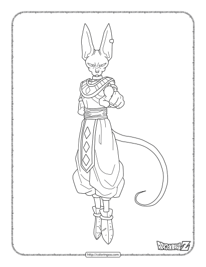 printable dragonball bills coloring pages