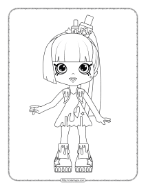 shopkins shoppies polli polish coloring page