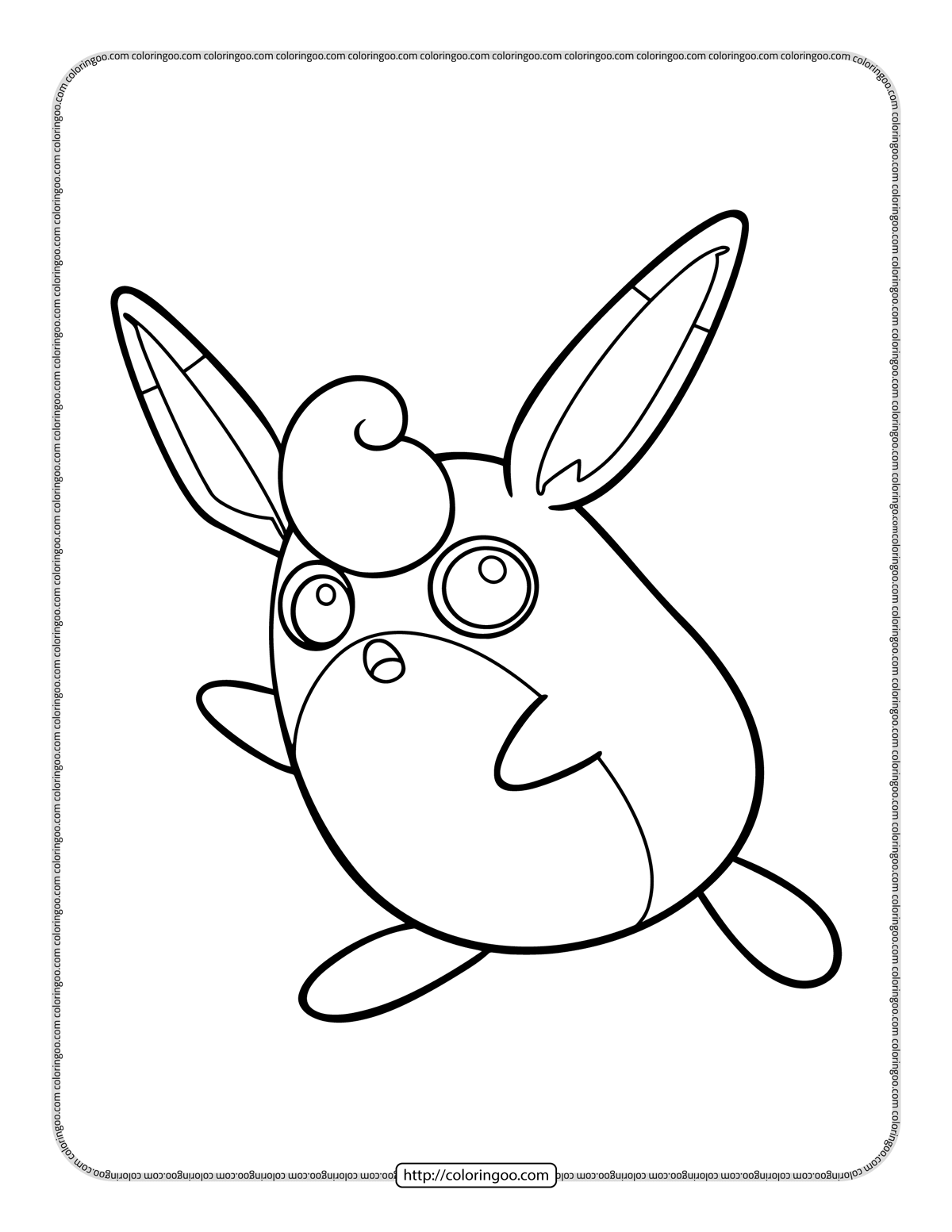 pokemon clefairy pdf coloring pages