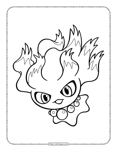 pokemon misdreavus pdf coloring pages