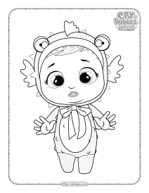 cry babies nellie coloring pages