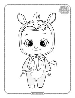 Cry Babies Sasha Coloring Pages