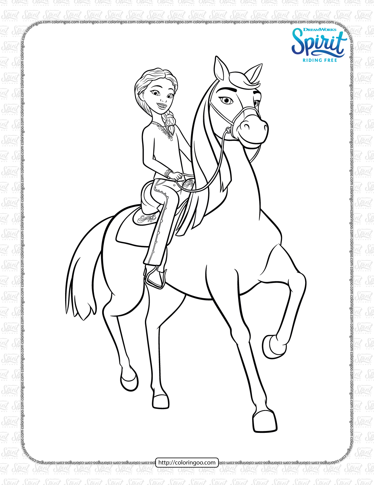 pru and chica linda pdf coloring pages