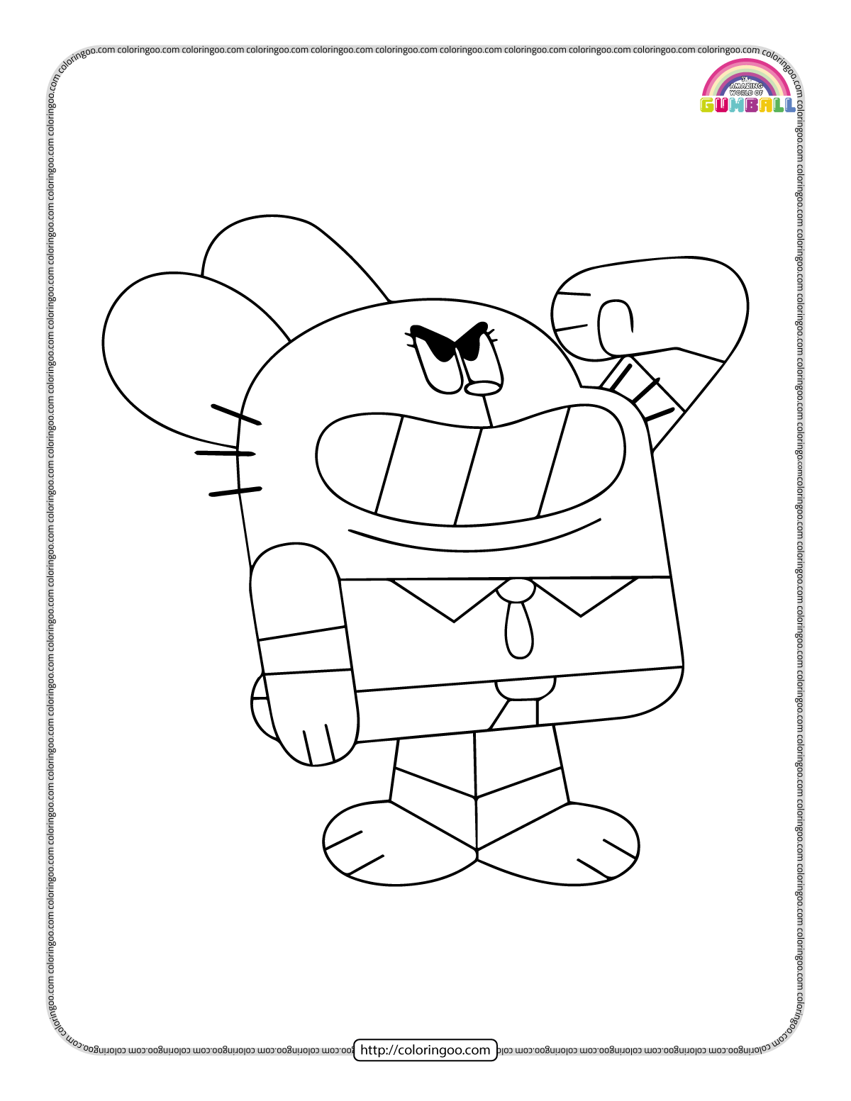 richard ready for mission coloring page