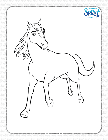 spirit riding free pdf coloring activities