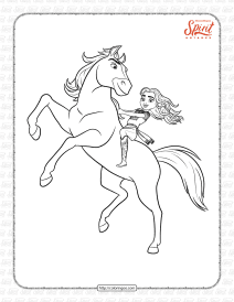 spirit untamed pdf coloring activities