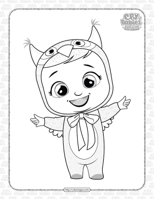 printable cry babies kori coloring pages