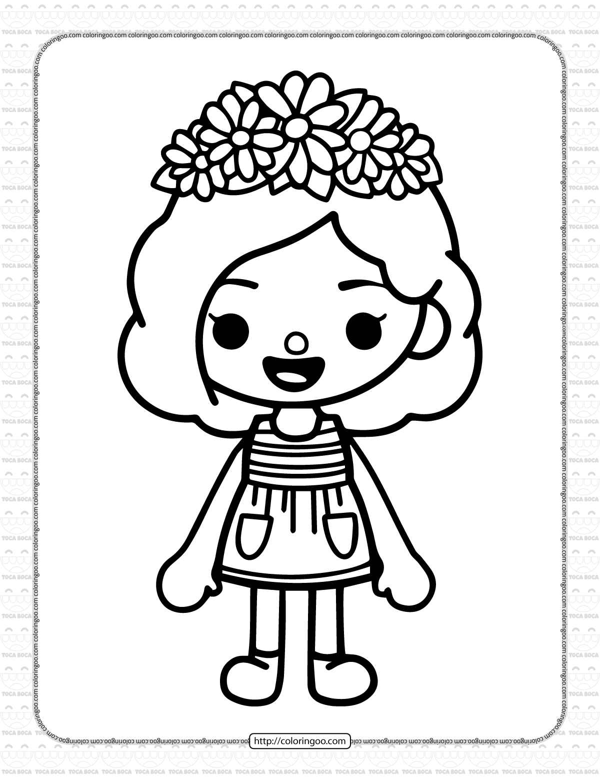 Toca Life Coloring Pages 5