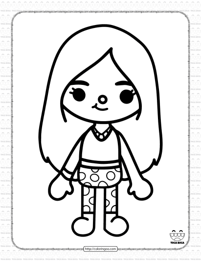 toca life coloring sheet 12