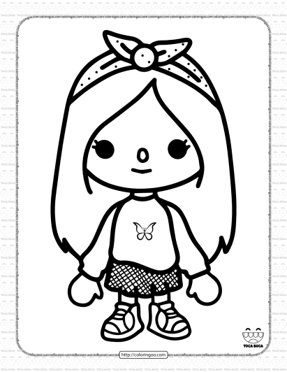 toca life coloring sheet 14