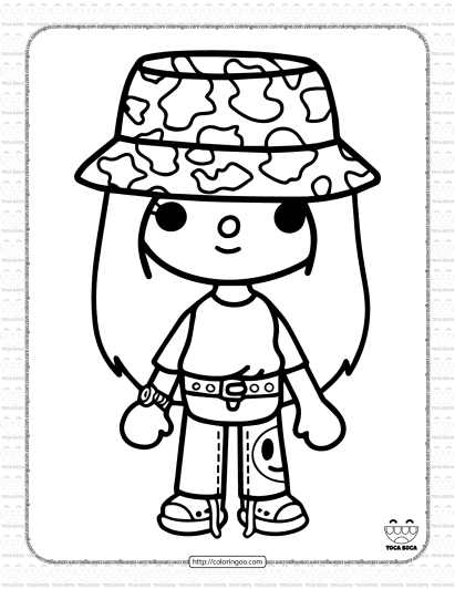 toca life coloring sheet 17