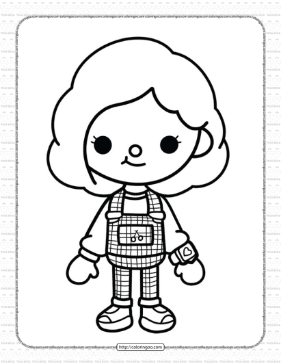 toca life coloring sheet 18