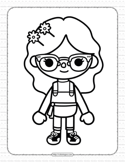 toca life coloring sheet 20