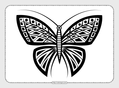 printable best design butterfly tattoo