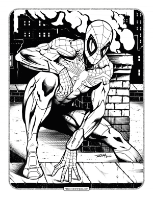 superior spider-man coloring pages