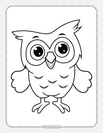 free owl coloring pages