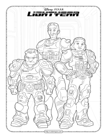 lightyear alisha izzy and maurice coloring pages