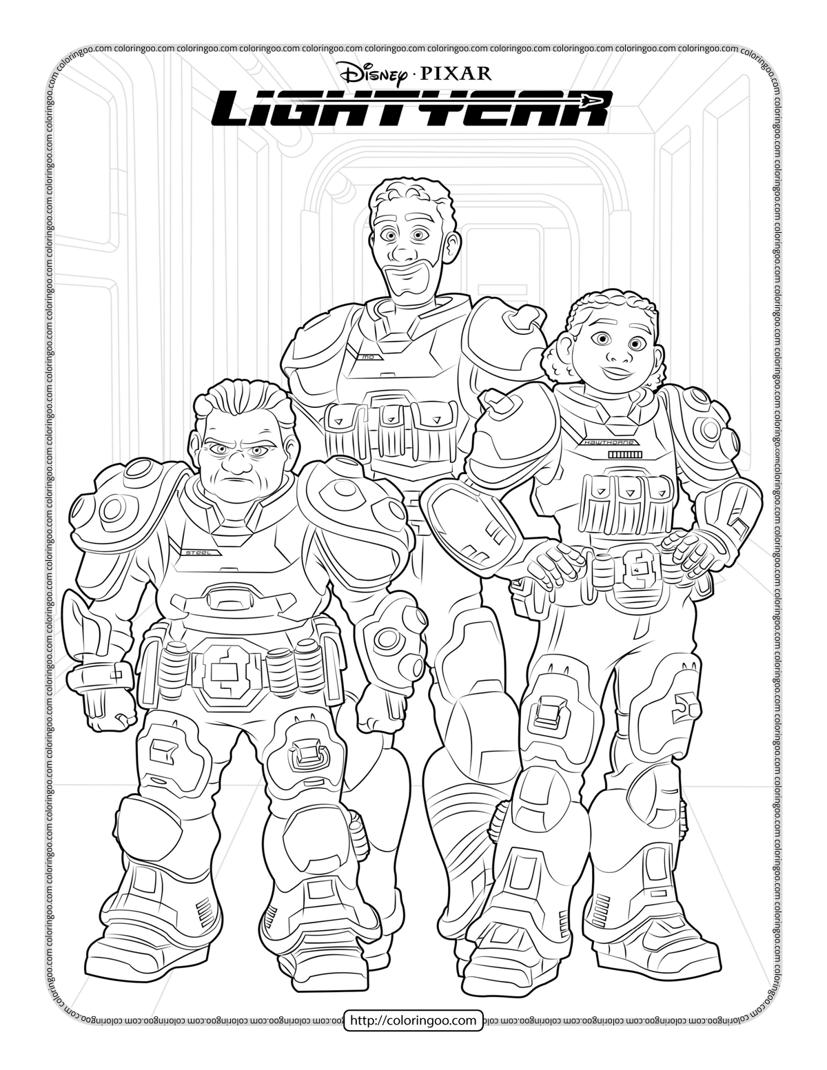 lightyear alisha izzy and maurice coloring pages