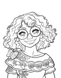 encanto mirabel coloring pages