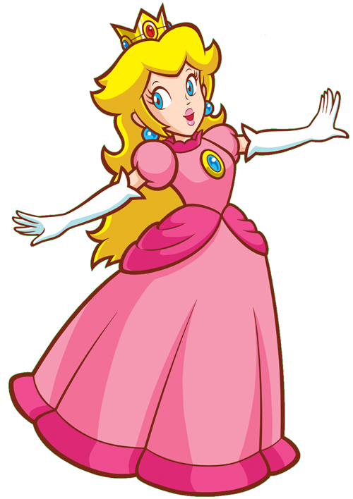 princess peach coloring pages