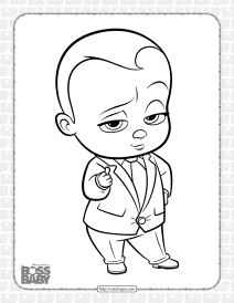 Baby Boss Coloring Pages