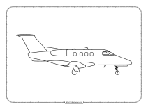 embraer phenom 100 coloring page