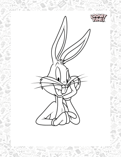 bugs bunny coloring sheet