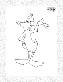 daffy duck coloring sheet