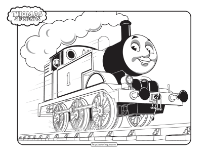 thomas and friends coloring sheet