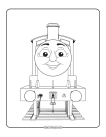 thomas and friends james coloring sheet