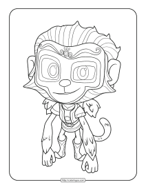 munki gu coloring pages