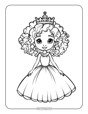 princess coloring pages for girls 01