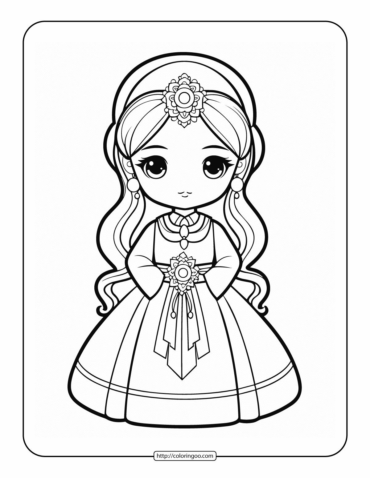 princess coloring pages for girls 02