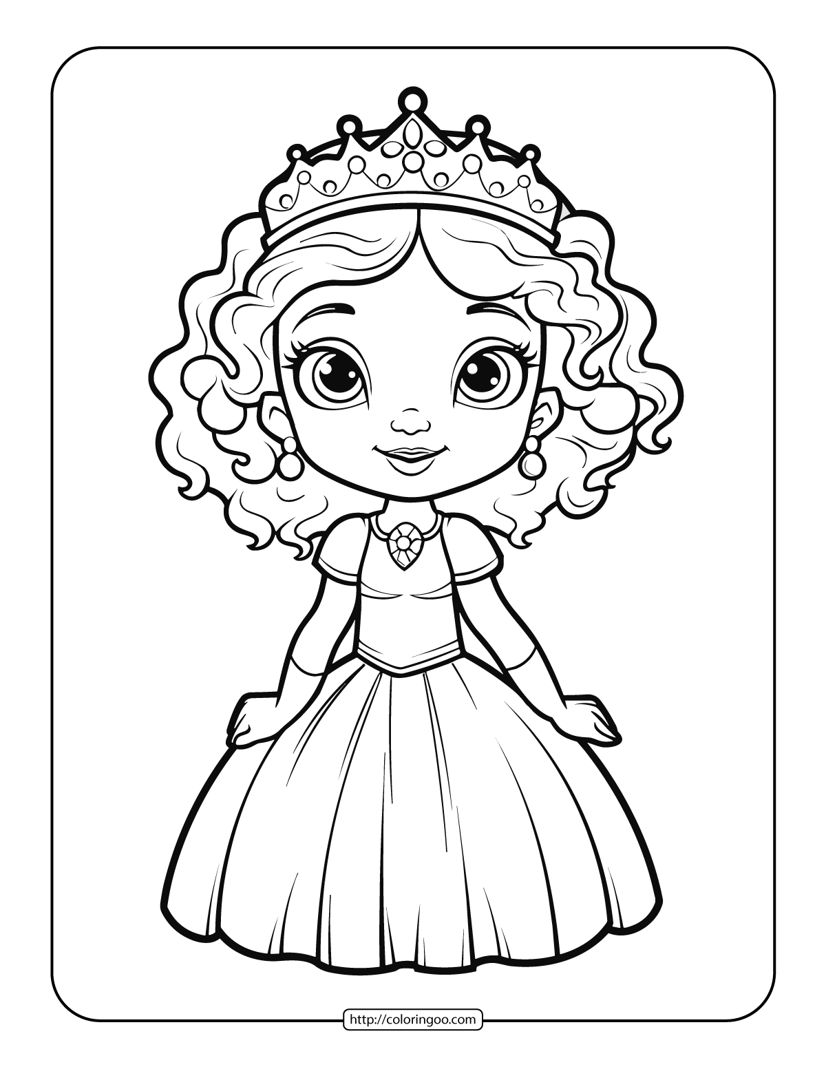 princess coloring pages for girls 03