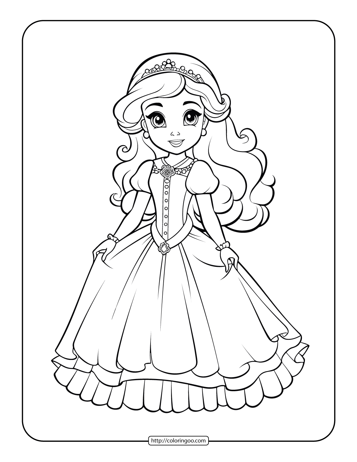 princess coloring pages for girls 06