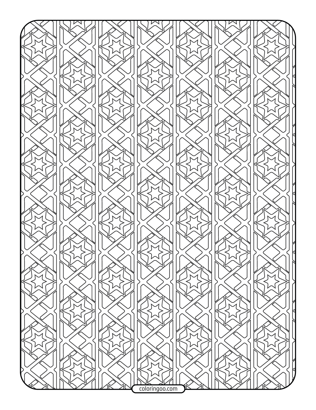 arabic style ornamental pattern background