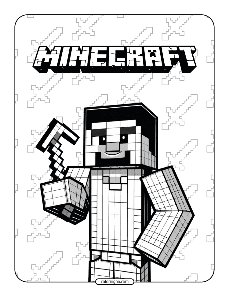 Minecraft Coloring Pages