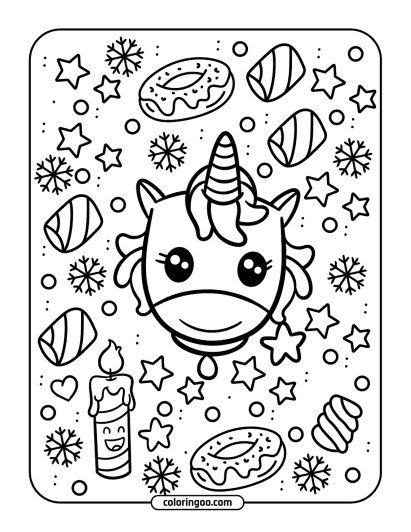 cute kawai coloring pages 014