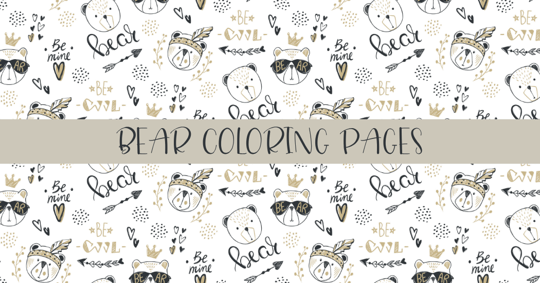 Bear Coloring Pages