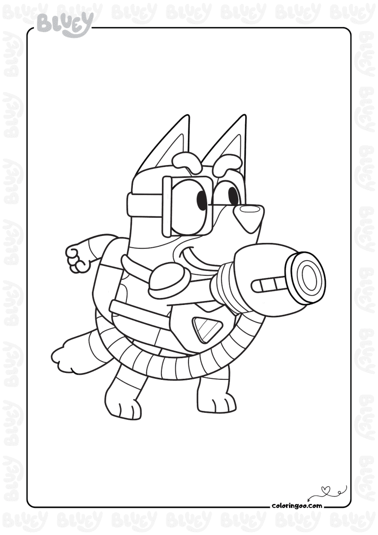 60+ Bluey Coloring Pages (All Free Pdf Printables)