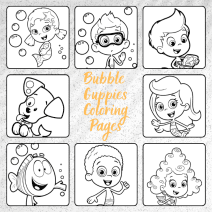 Bubble Guppies Coloring Pages